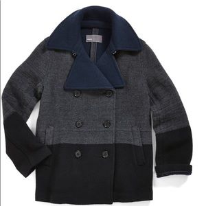 Vince Double Faced Wool Peacoat for little girls